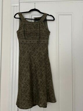 Antonio Melani Green two piece silk and cotton sundress